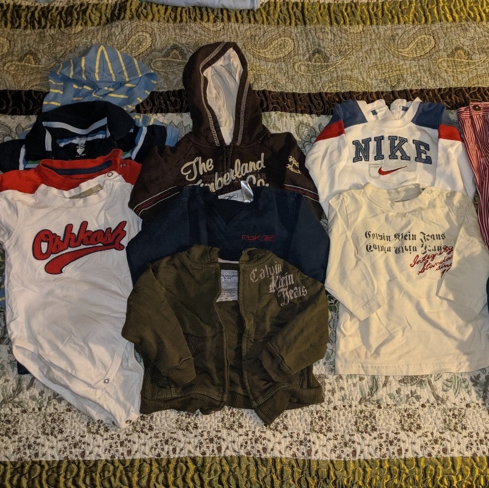12m boys "better brands" clothing bundle